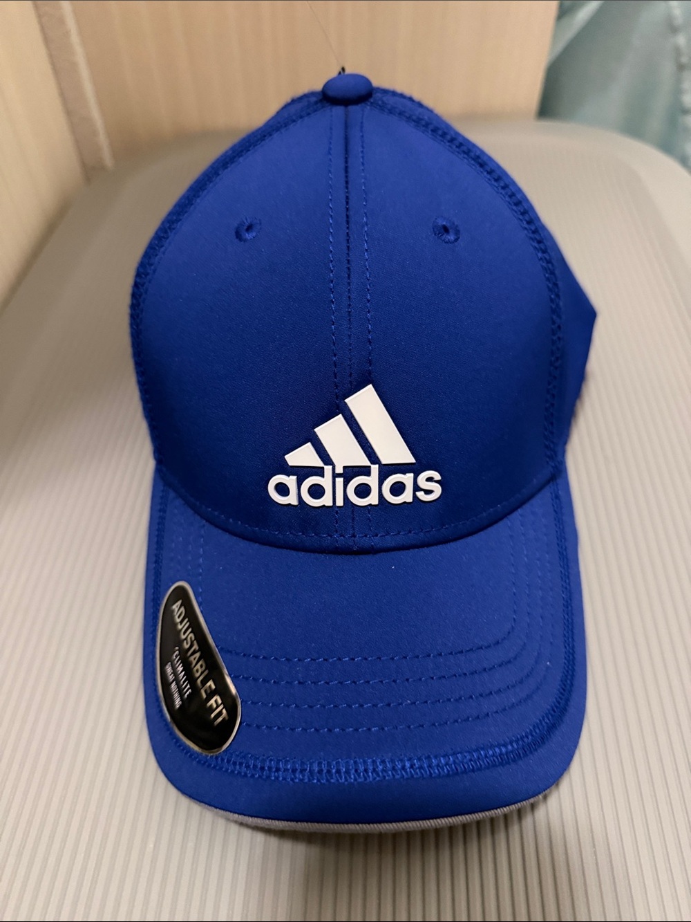 adidas Royal Blue Baseball Cap with White Logo